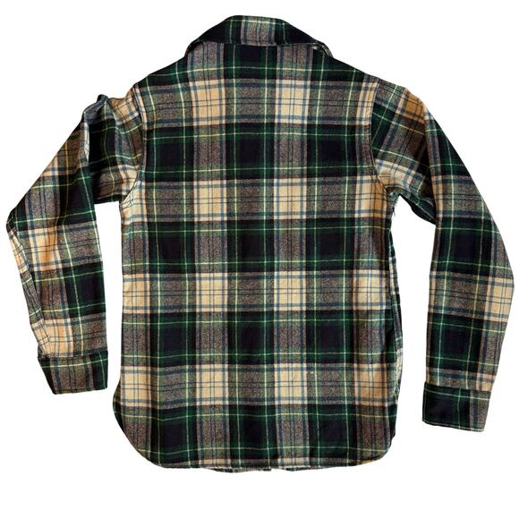 Vintage Woolrich Women's Shacket Size Small Blue and Green Plaid - Picture 2 of 8